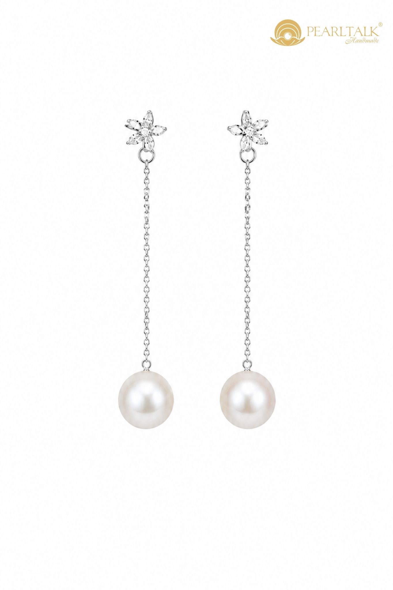 BÔNG TAI NGỌC TRAI SNOW FLOWERS – E3024